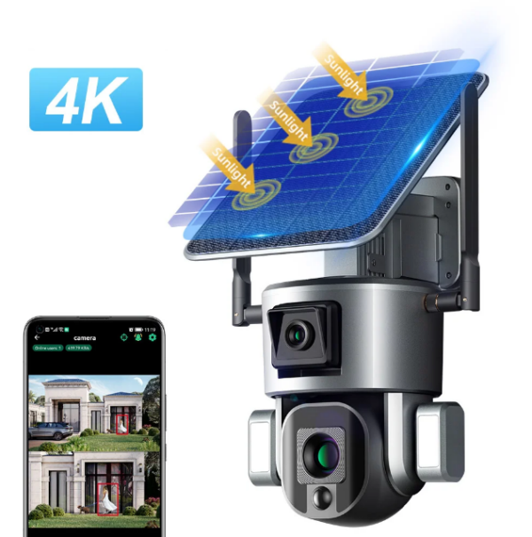 CAMERA SOLAIRE 8MP/4K LS-MS1-4G-20X-EAU LS VISION